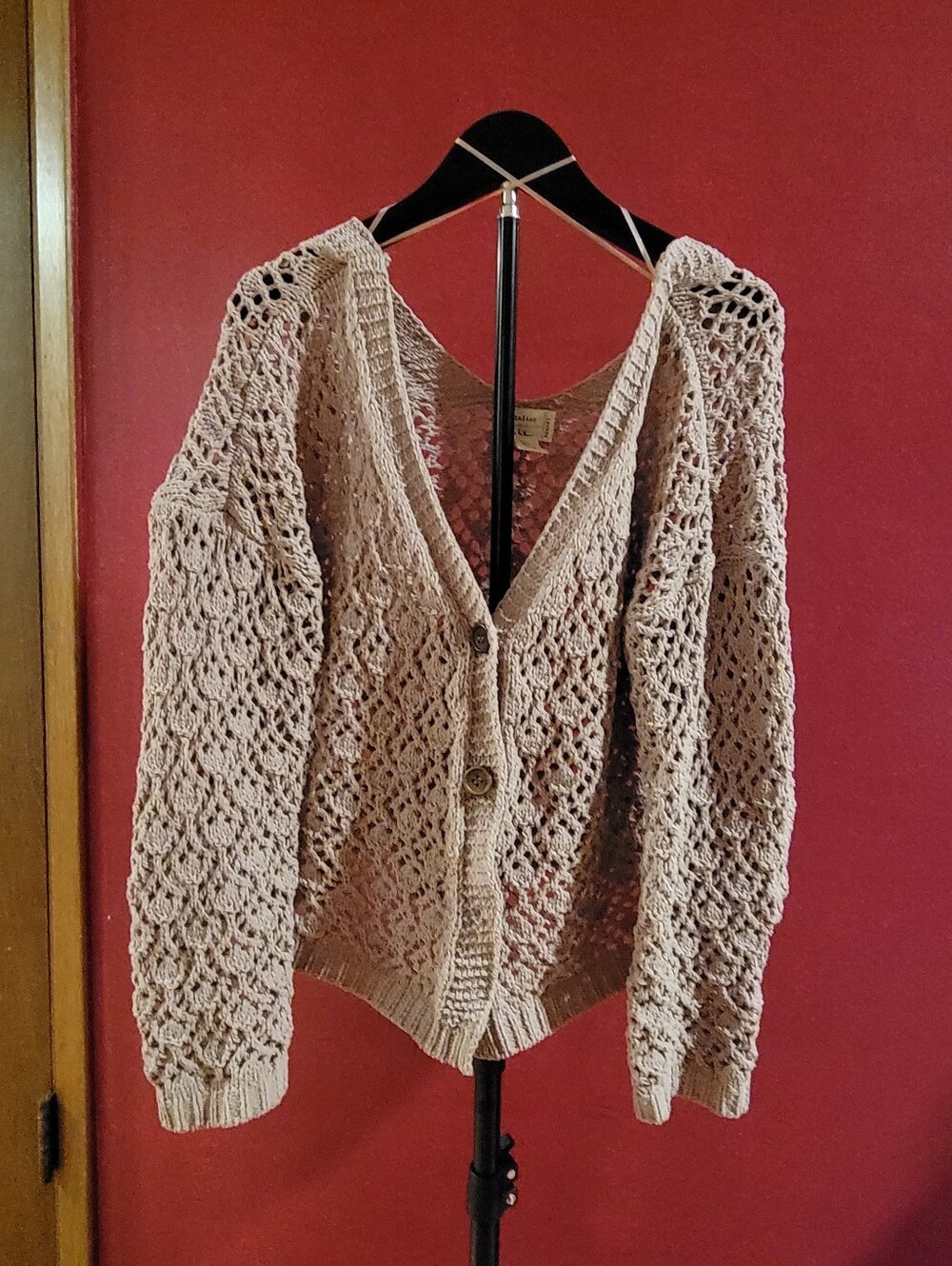 Artelier Nicole Miller-Women's Mauve Knit Cardigan